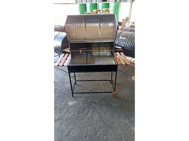 Churrasqueira de tambor com muito mais opções para os seus melhores churrascos