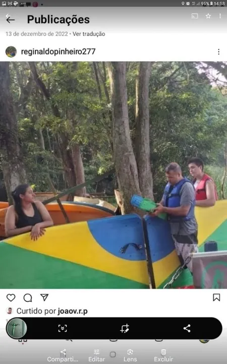 Prancha Standup de aço 4,6 mts  , suporta 5 / 6 pessoas , kit completo