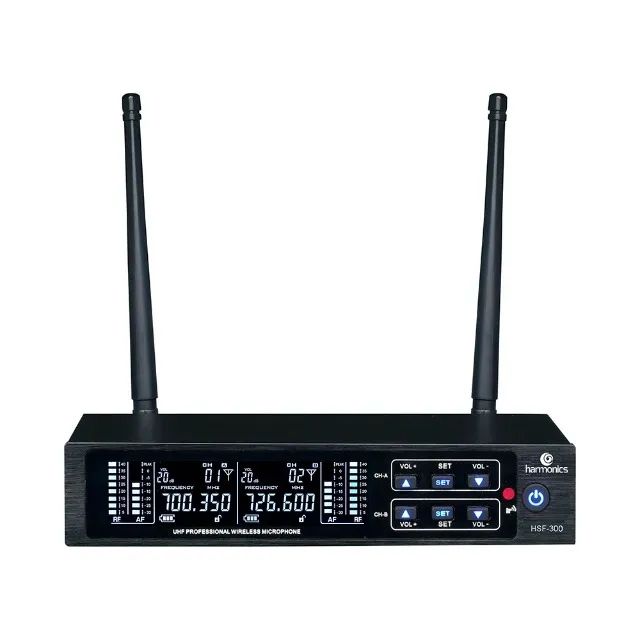 Microfone Sem Fio Duplo Harmonics Hsf-300 - AC2977 - Foto 4