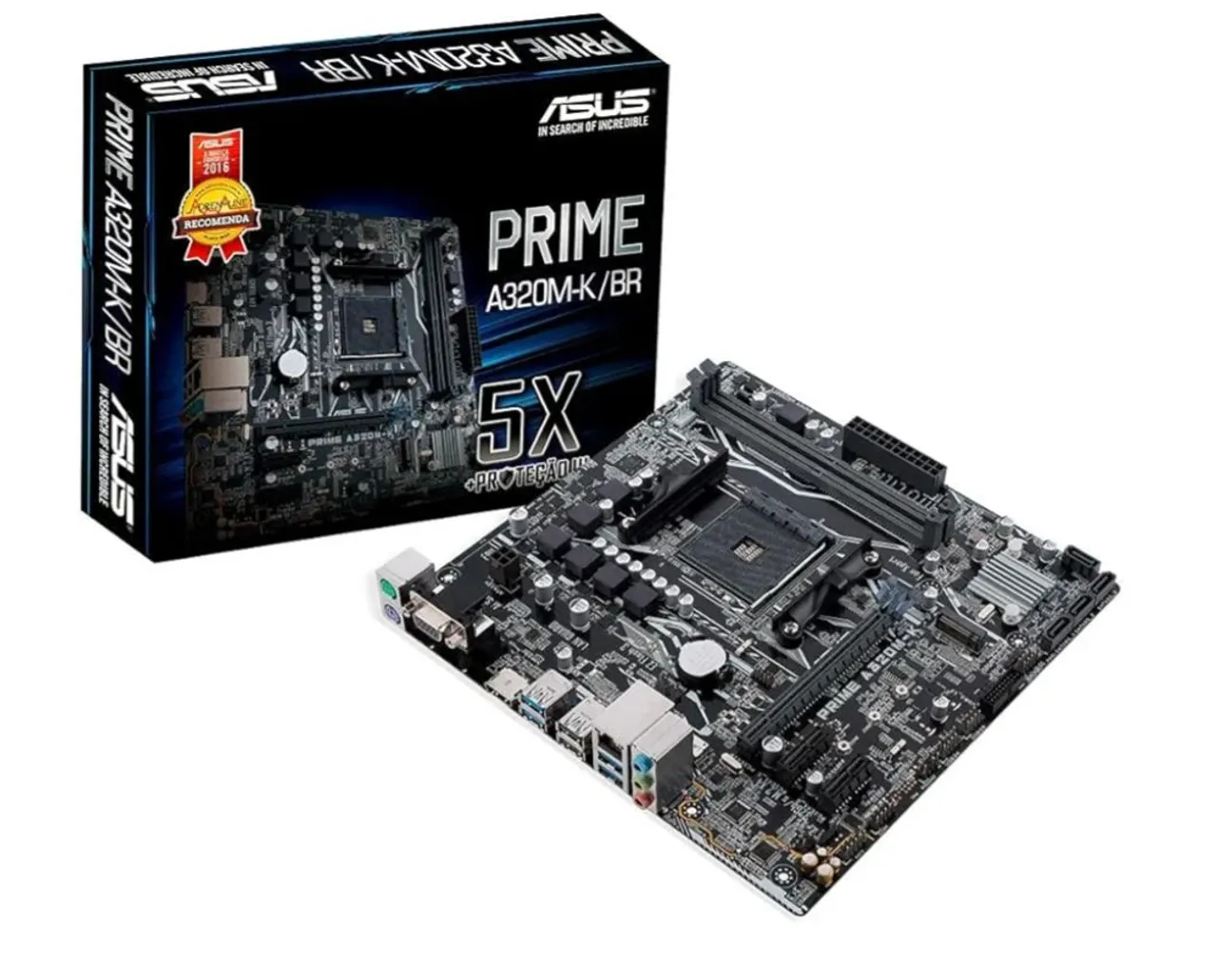 Placa-Mãe ASUS Prime - A320M-K/BR, AMD AM4, mATX, DDR4