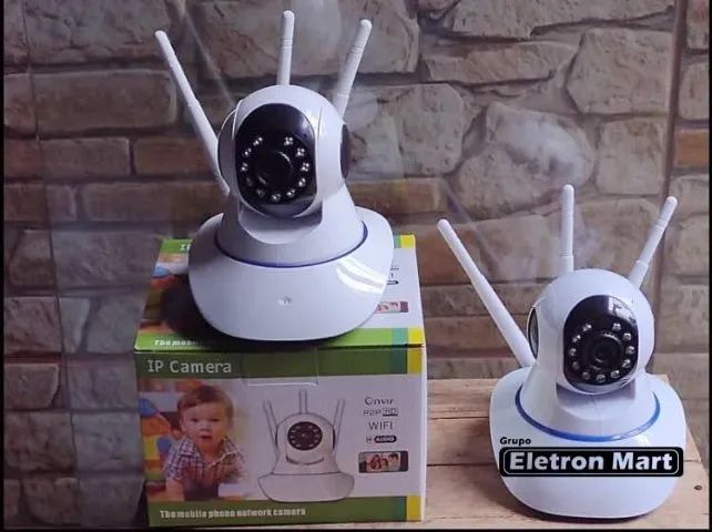 Promoção: Camera Sem fio com acesso remoto audio e video ac. cartões