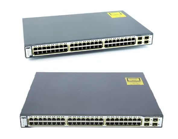 Switch Cisco 3750 48 portas 10/100 WS-C3750-48TS-E 