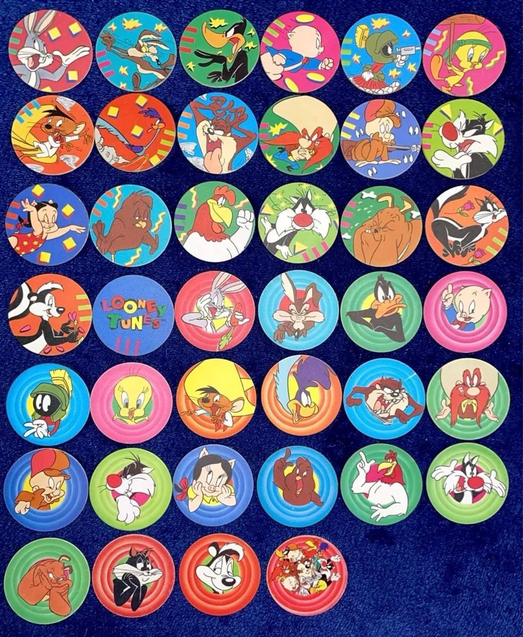 Tazos Looney Tunes Elma Chips Coleção completa (1-80) - Foto 3