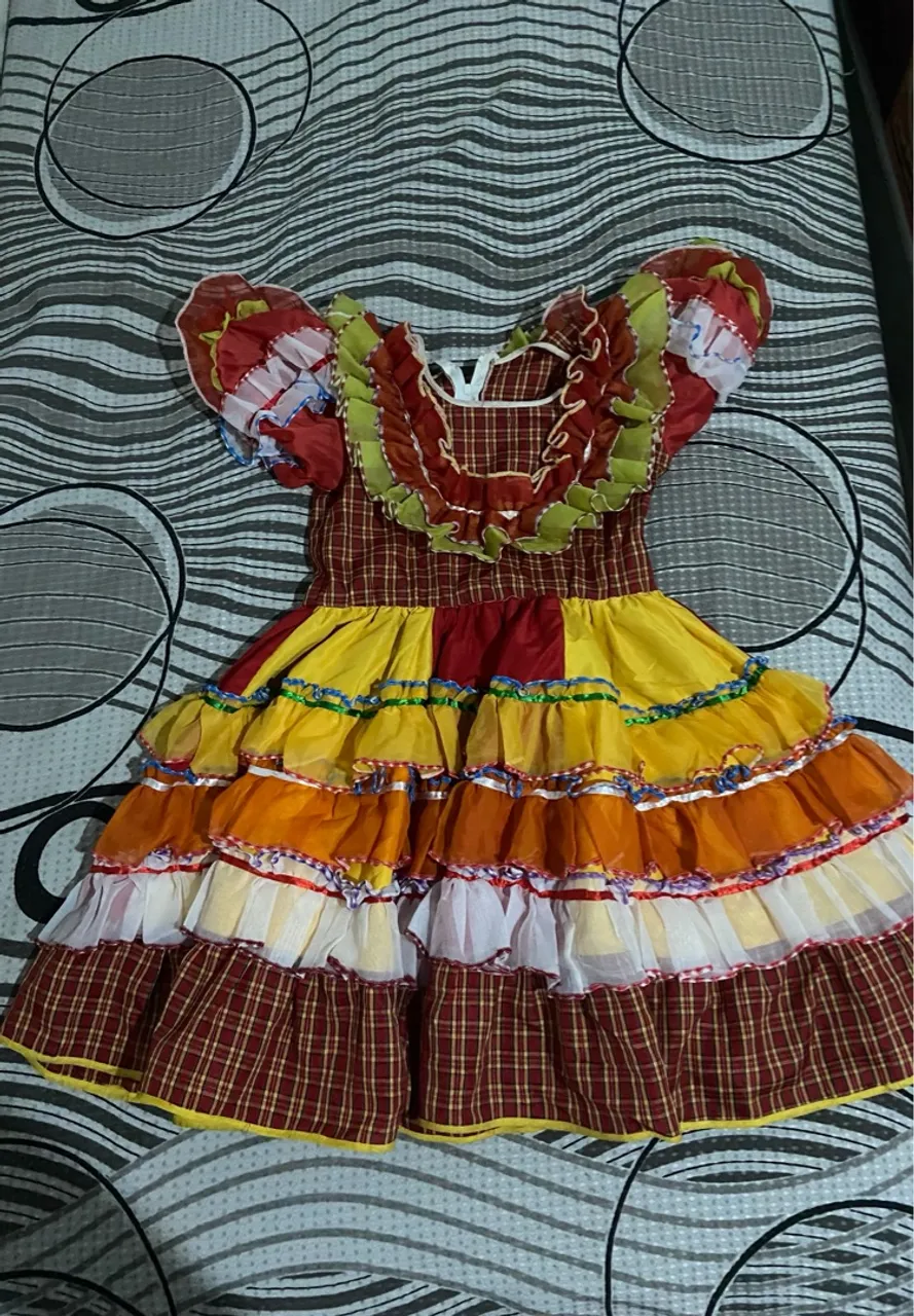 VESTIDO JUNINO INFANTIL