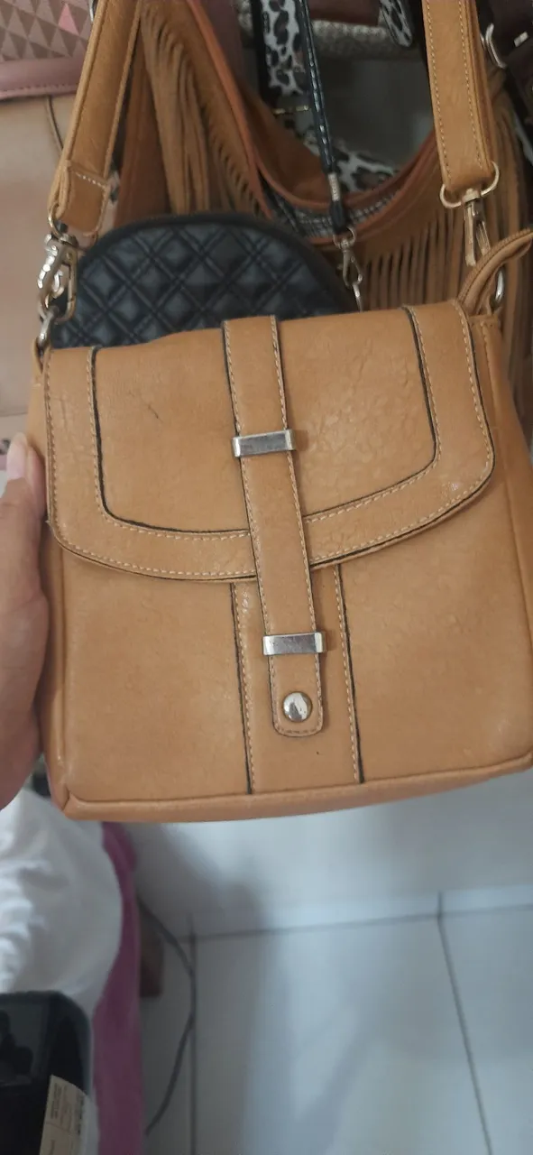 Bolsa de Ombro Marrom