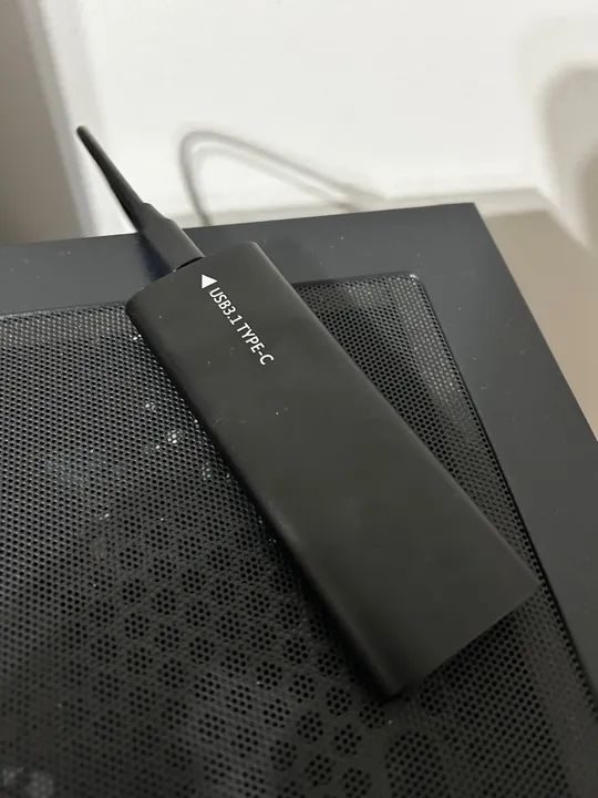 SSD m.2 c/ suporte USB 3.1 Tipo C para uso externo