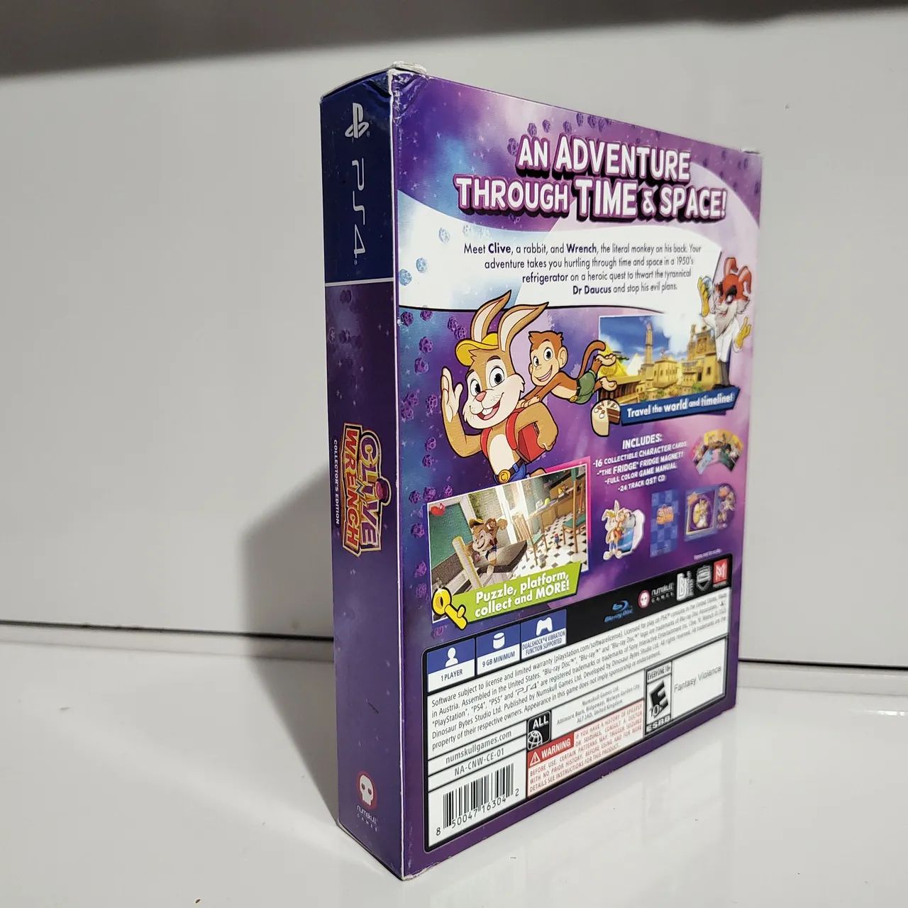 Clive 'N' Wrench Collector's Edition PS4 Raríssimo Box Completo - Foto 5