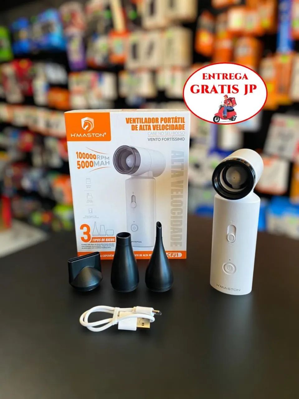 VENTILADOR PORTÁTIL DE ALTA VELOCIDADE HMASTON CFJ1