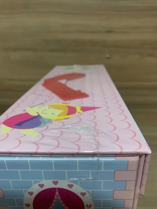 Caixa de história da princesa - Brinquedo de madeira - Foto 4