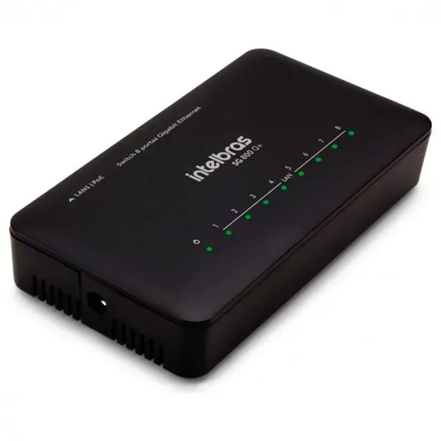 Switch 8 Portas Intelbras SG 800 Q+ CKD 10/100/1000Mbps Cert.Anatel - WZetta - Foto 5