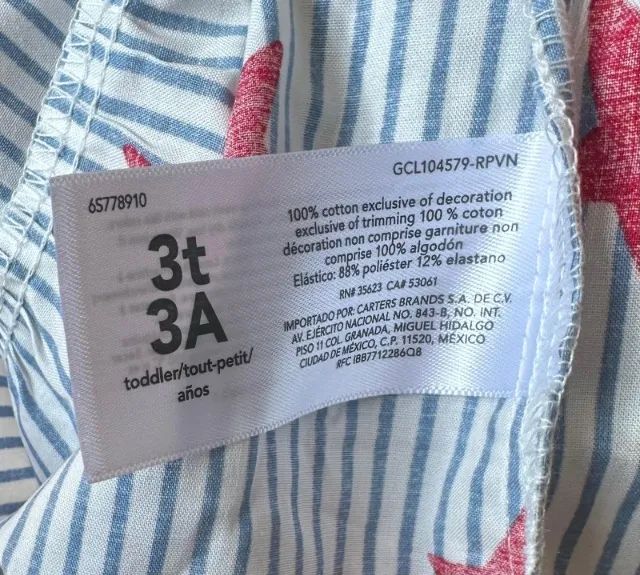 Vestido Carter's  tamanho 2 anos importado (Novo) - Foto 5