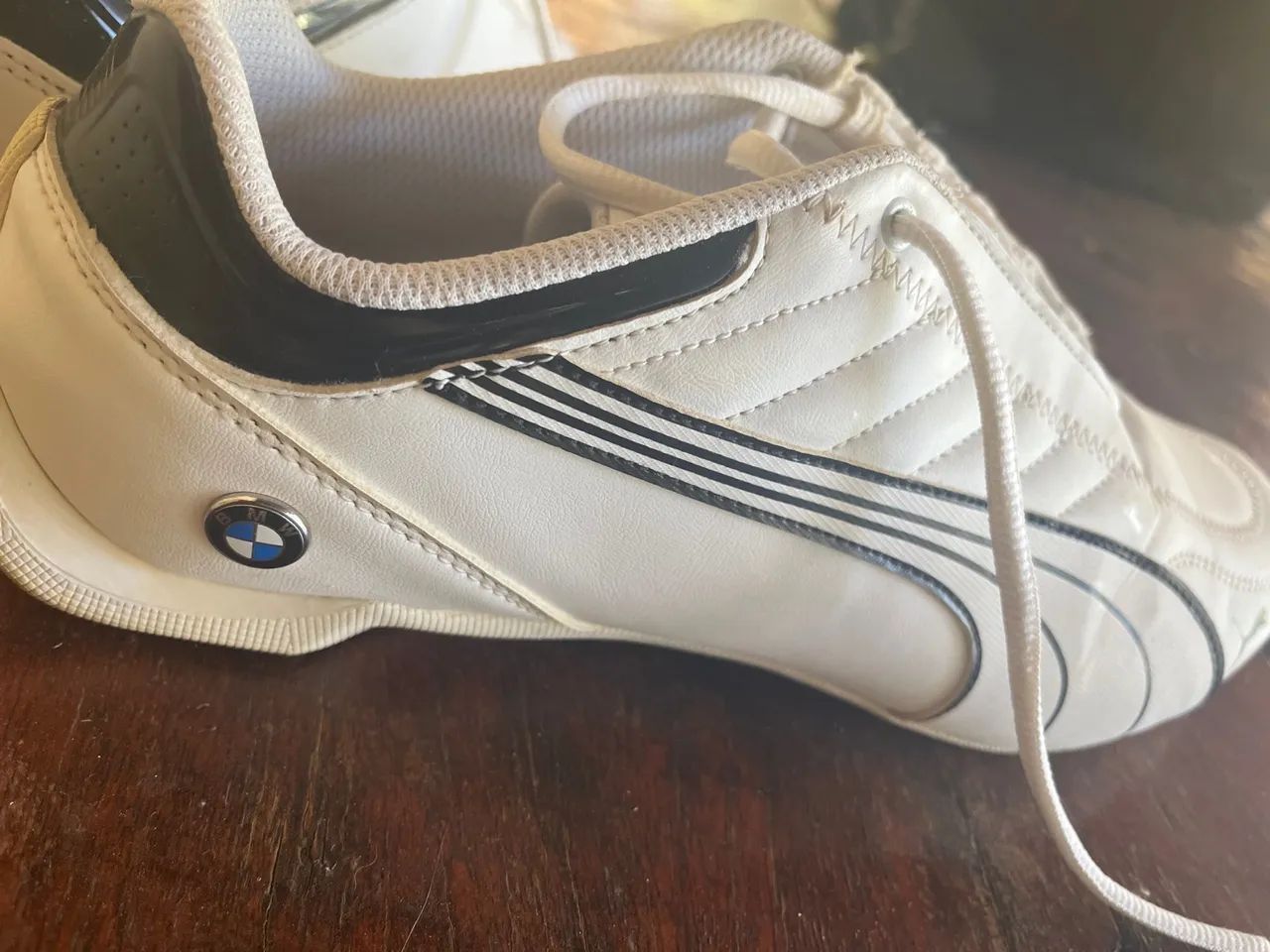 Tênis Puma BMW Branco Motosport - Foto 4