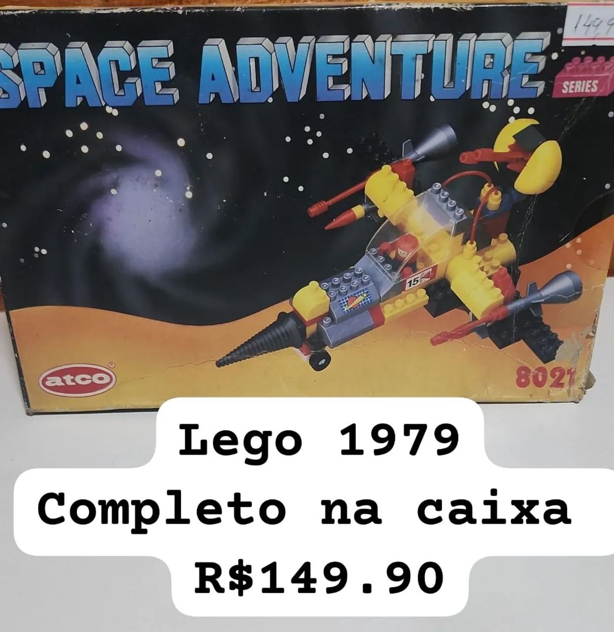 Lego 1979 completo na caixa
