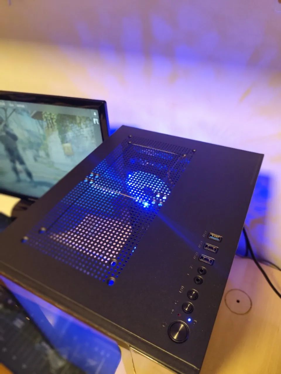 PC gamer completo Ryzen 5 5500 16gb gtx1650 ssd 512bg m.2 monitor 24" - Foto 4