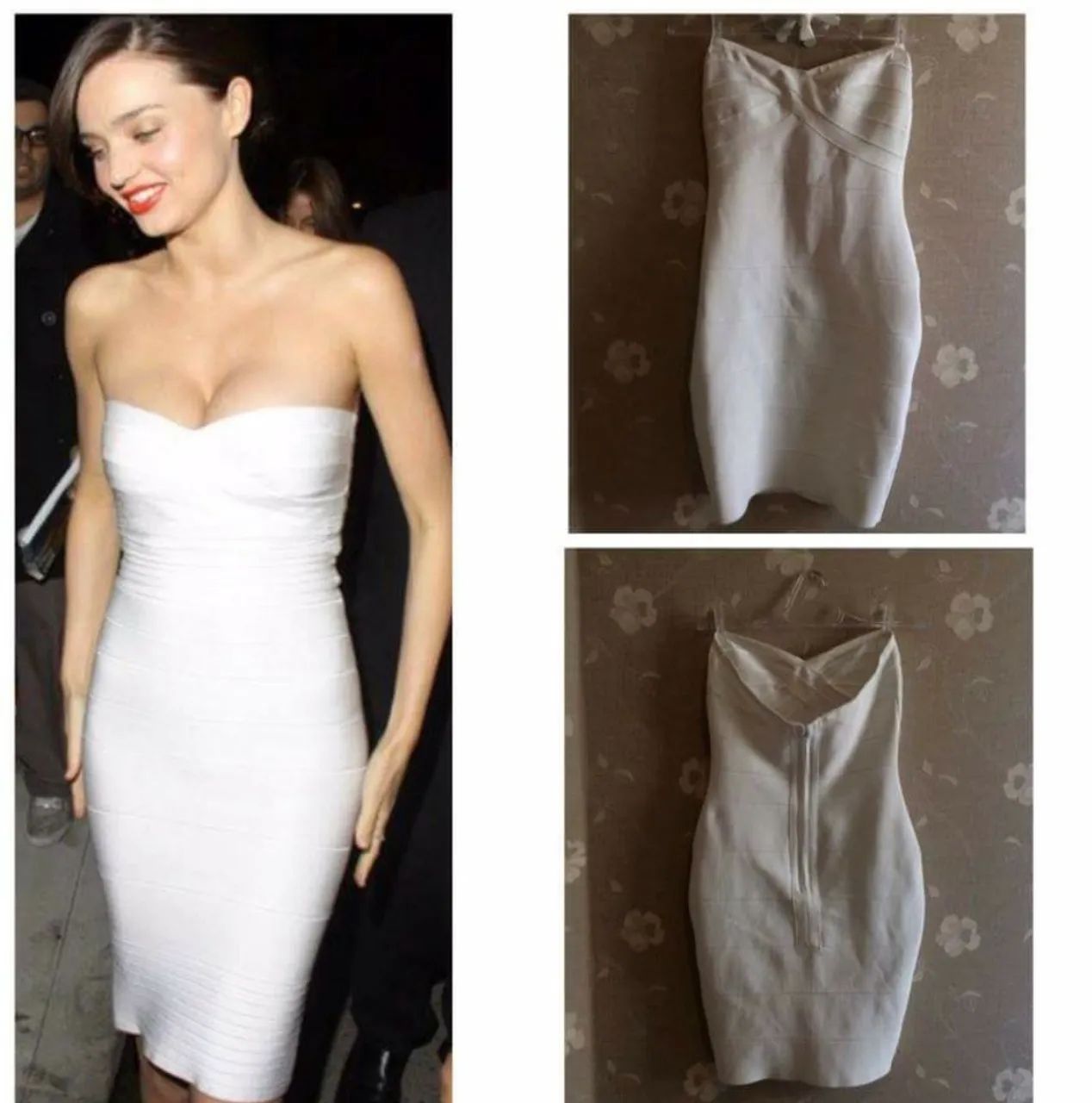 Vestido bandage branco