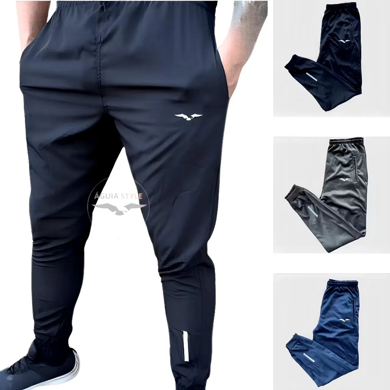 Calça Masculina G- Preta para academia ou corrida