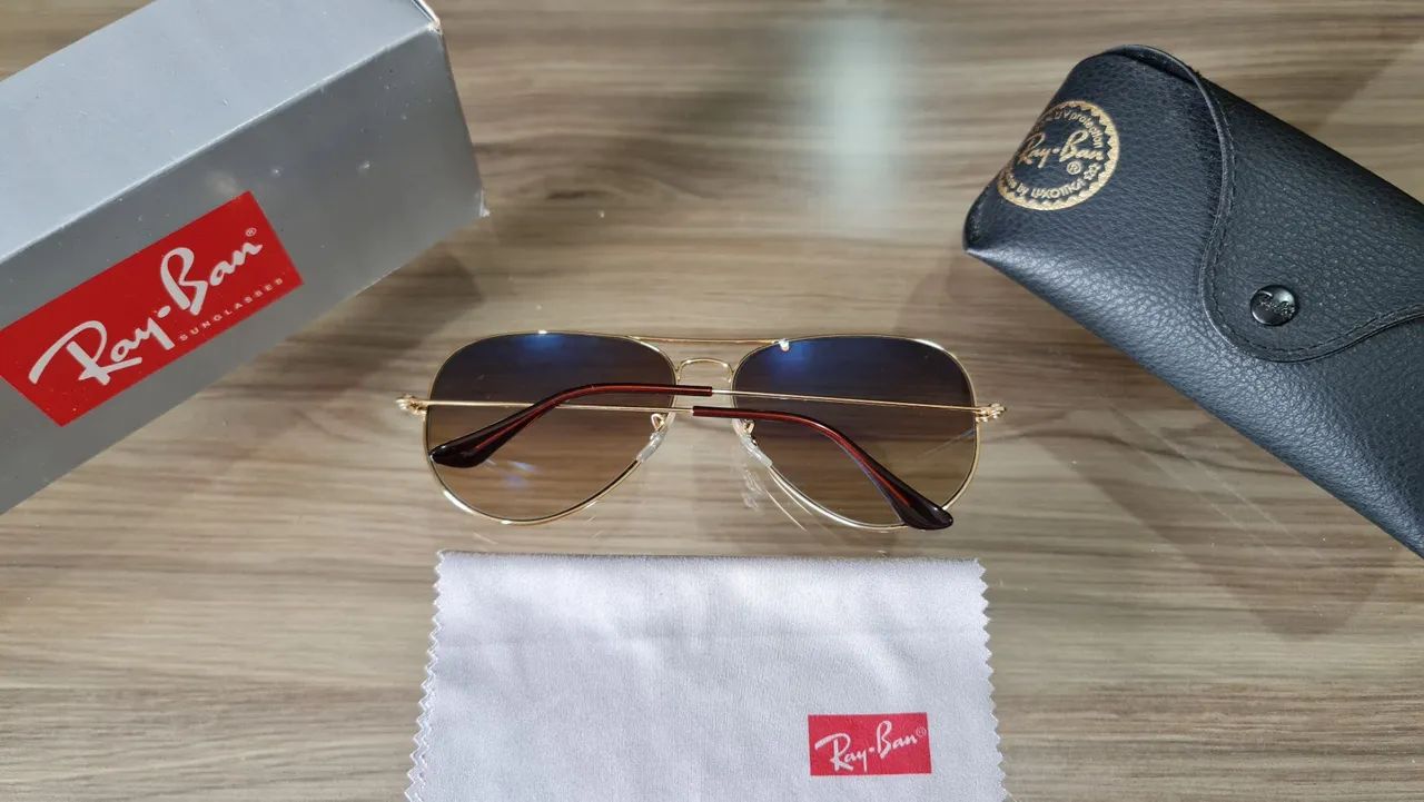 Óculos de Sol Ray-Ban Aviator Original - Foto 2
