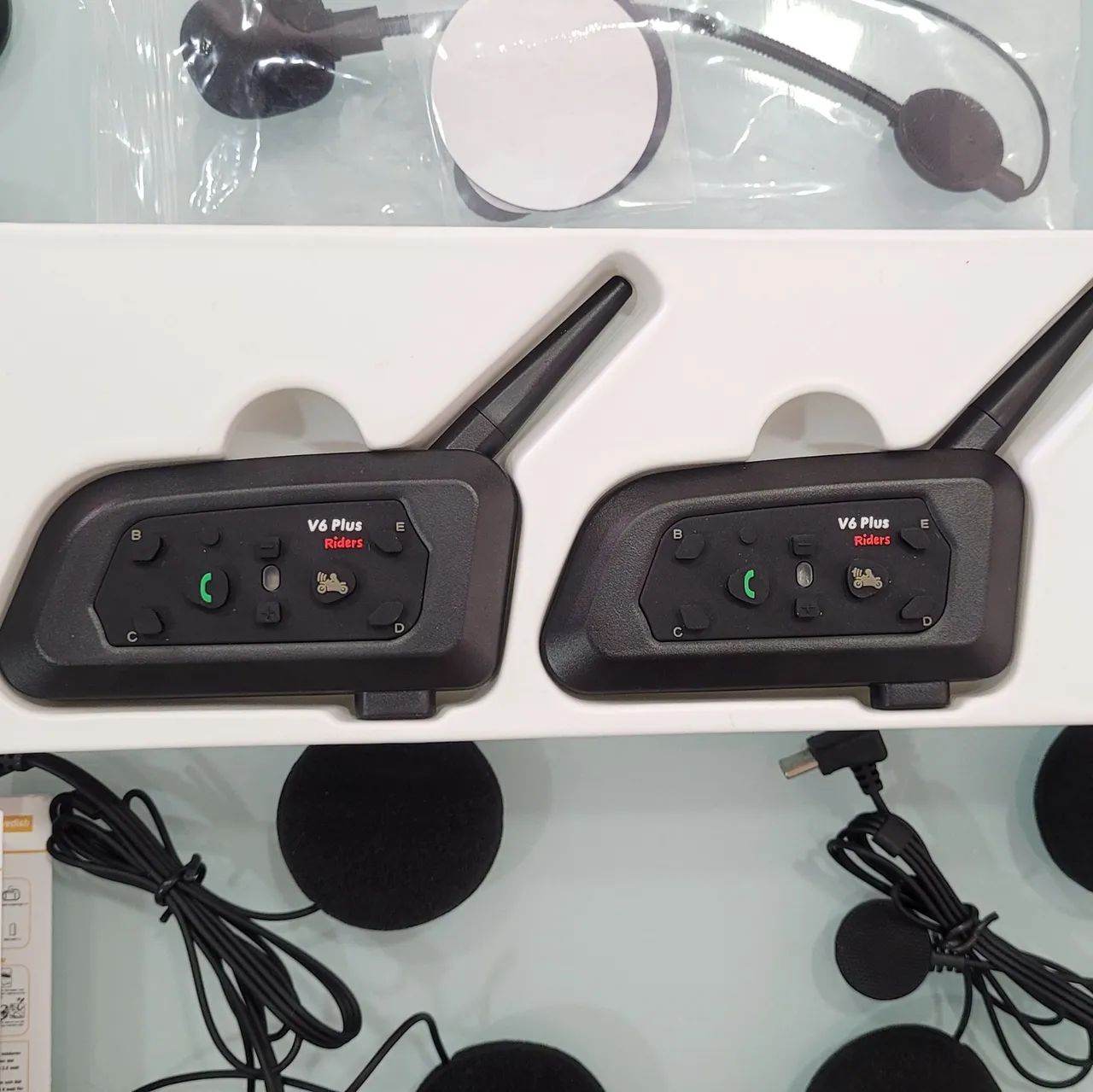 Intercomunicador V6 Plus capacete moto