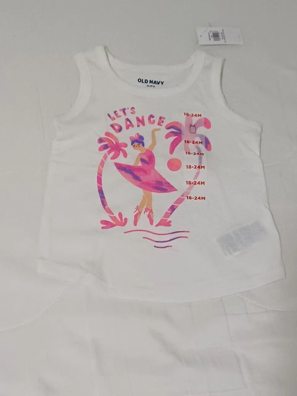 Camiseta menina Old Navy 18 a 24 meses