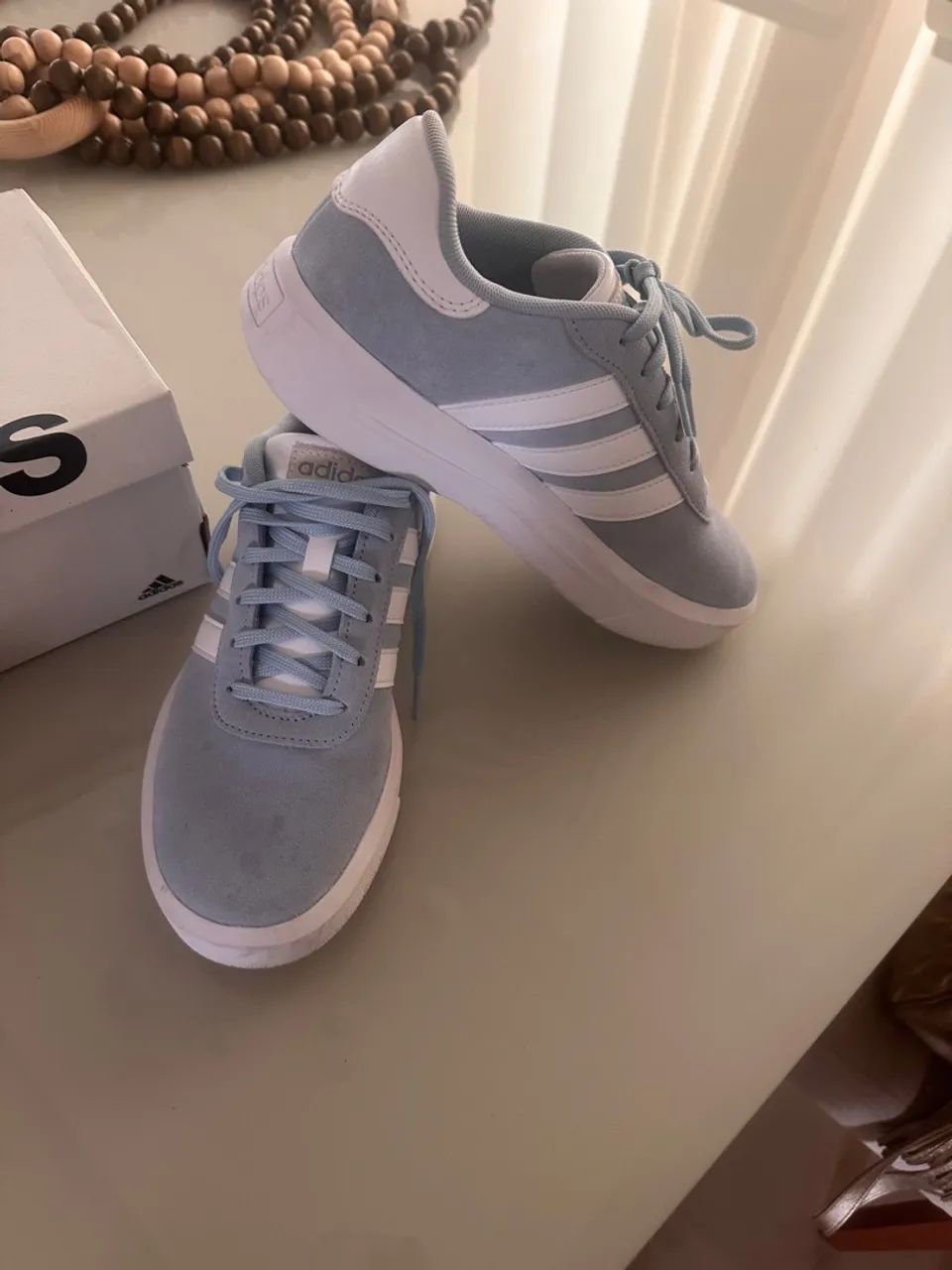 Tênis Adidas Azul Claro - Foto 4