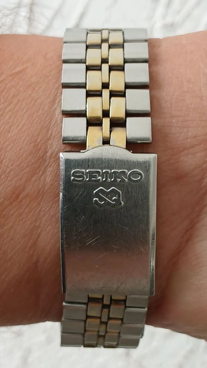 Raro Relógio antigo japonês Seiko SQ Chronograph digital anos 80  - Foto 4