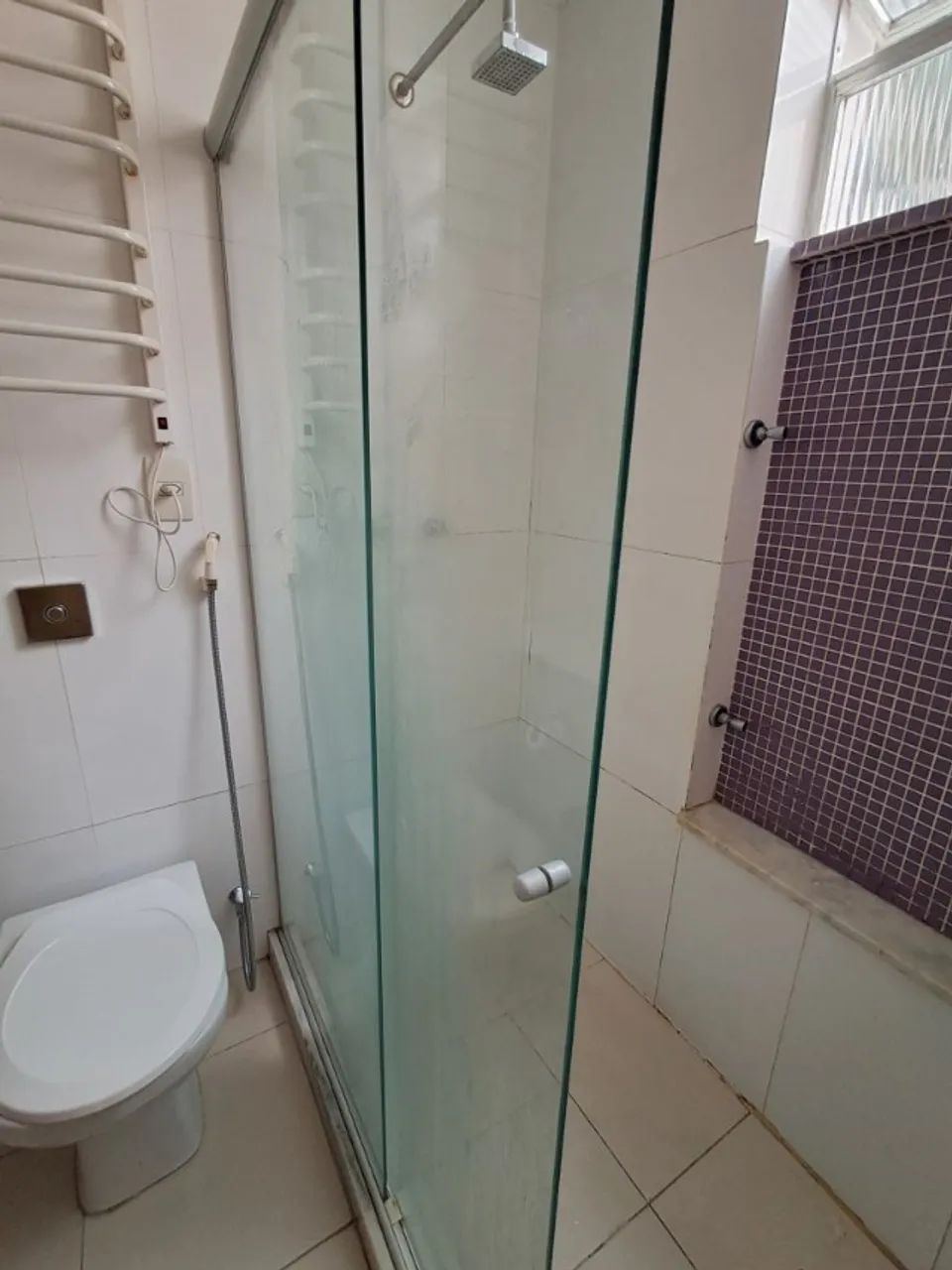 Box blindex transparente usado 1,40cm L x 1,80cm A - Foto 4