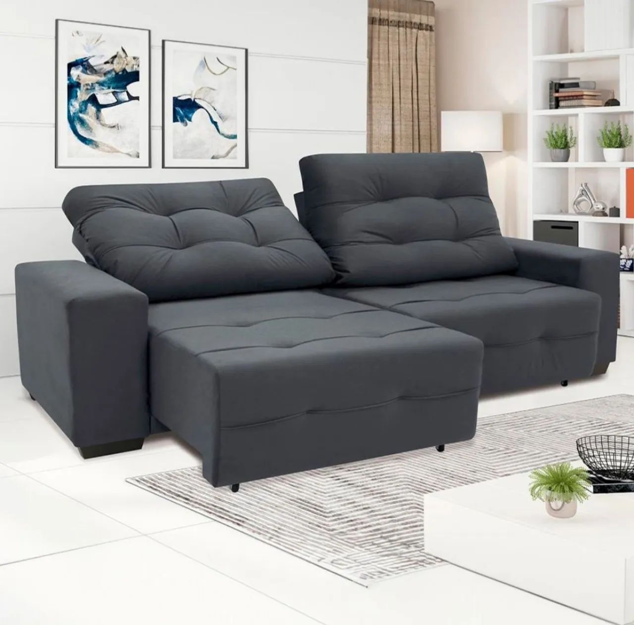 Fabricamos sofá cor e tecido a sua escolha  - Foto 2