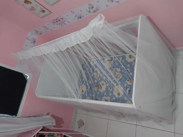 Mosquiteiro para berço americano  - Foto 4