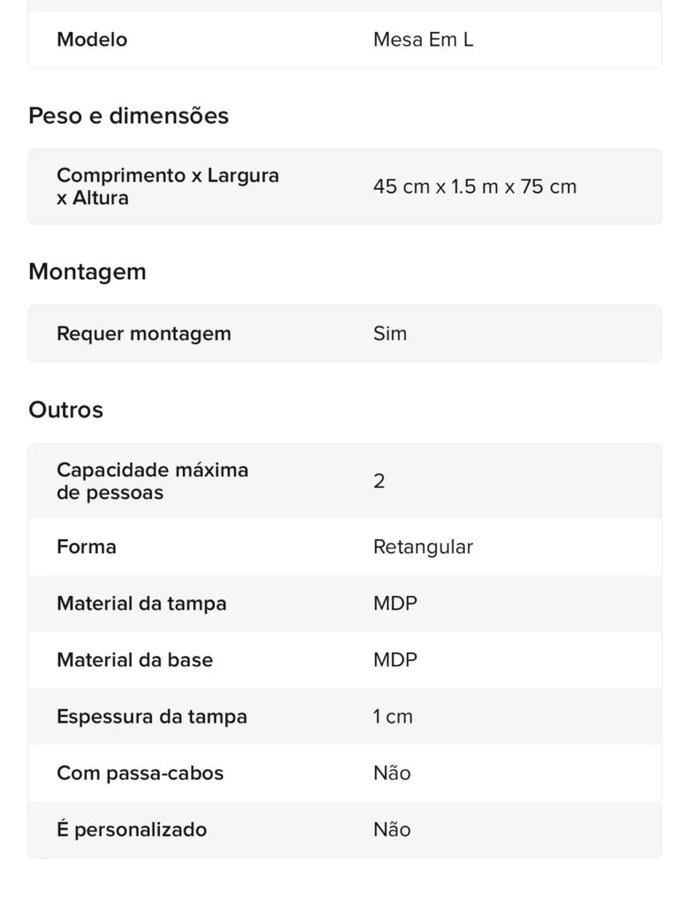Mesa de estudo preta 64220693576450123