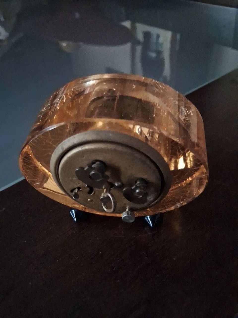 Relógio antigo de mesa alemão Kaiser - Foto 6