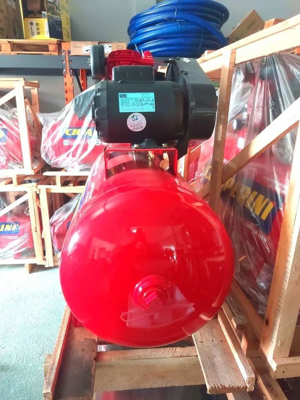 Compressor de ar Chiaperini 110 Litros 10 pés 2HP(Loja) - Foto 3