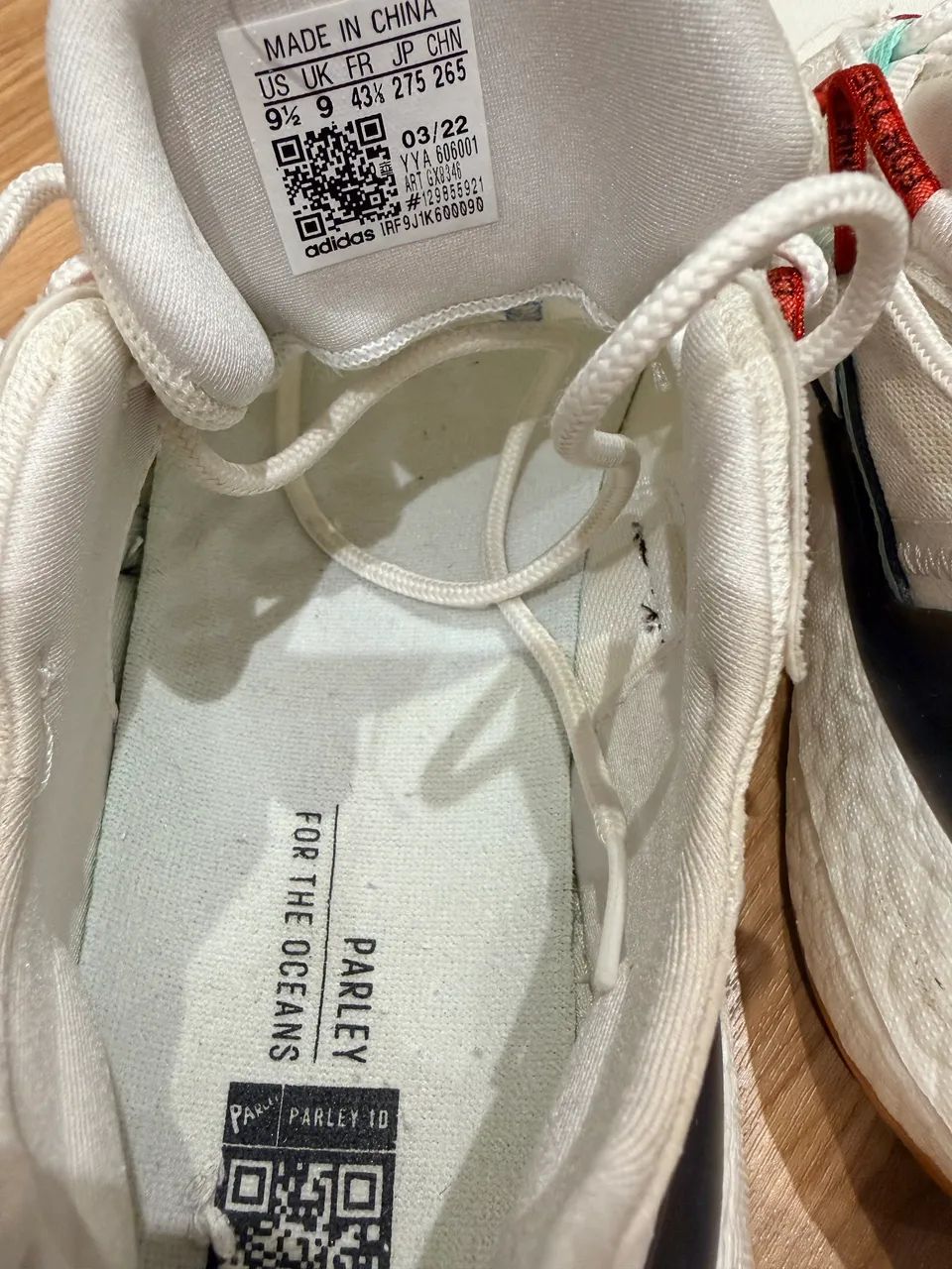 Adidas Ultraboost 21 x Parley North Pacific Ocean - Tênis Original Tamanho 41 - Foto 5