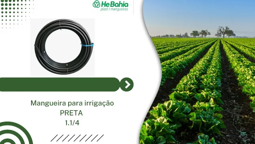 MANGUEIRA PARA IRRIGAÇÃO 1.1/4X2.8 C/100 METROS