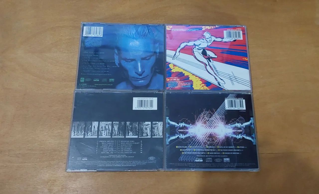 4 CDs Joe Satriani e Steve Vai - originais  - Foto 2