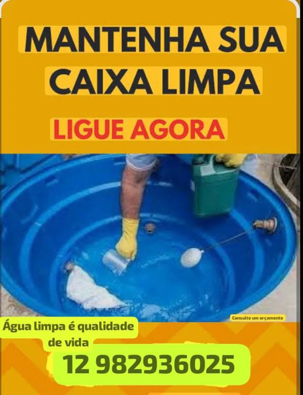Limpeza de caixas de água 