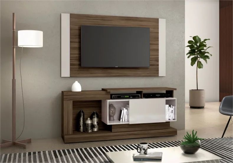 Rack para TV com Painel Moderno - Foto 2