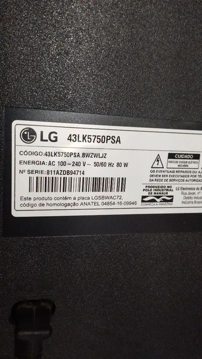 Vendo tv LG para retirada de pecas - Foto 2