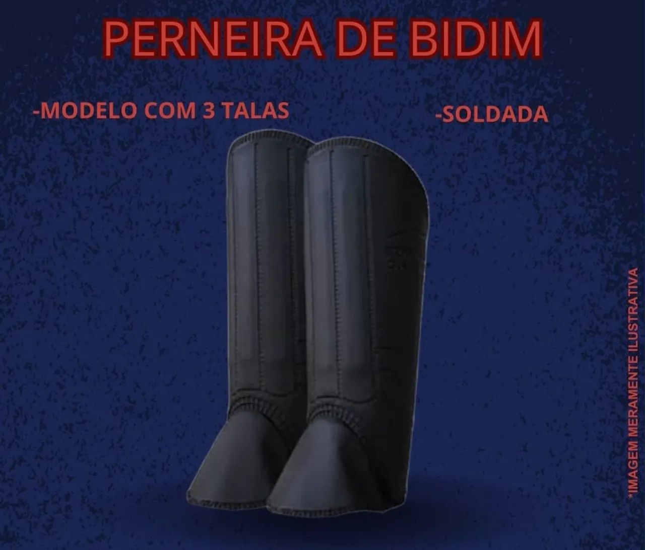 Perneira de Bidim Soldada - Modelo com 3 Talas