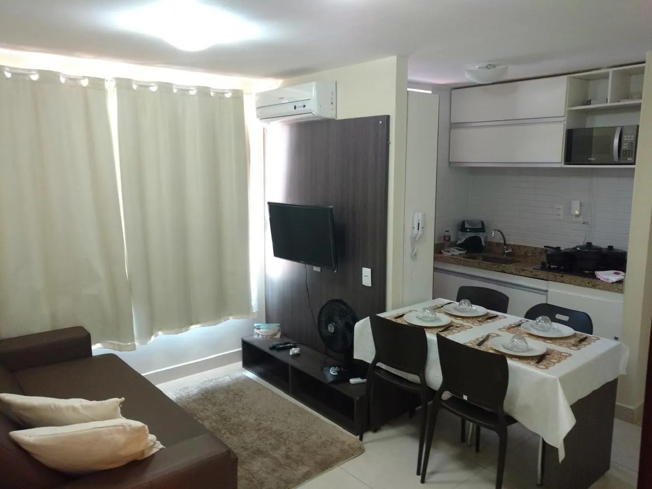 Alugo Apartamento 1 quarto 34 m² na Beira-Mar no Cabo Branco