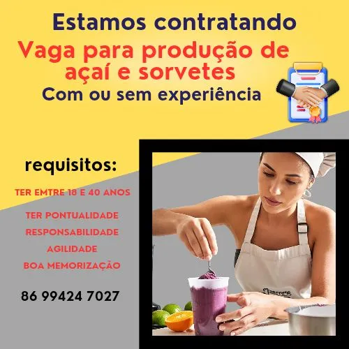 Vaga de emprego 