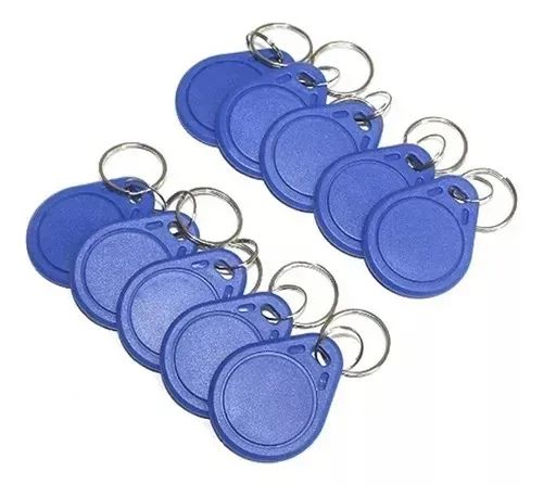 10x CHAVEIRO TAG DE APROXIMAÇÃO RFID 13,56MHZ