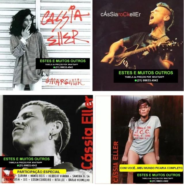 Oito Cds da Cassia Eller. - Foto 2