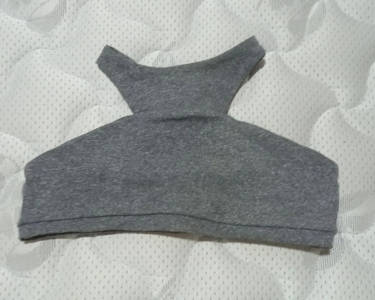 Conjunto Top e Saia Cinza e Rosa para Treino - Foto 2