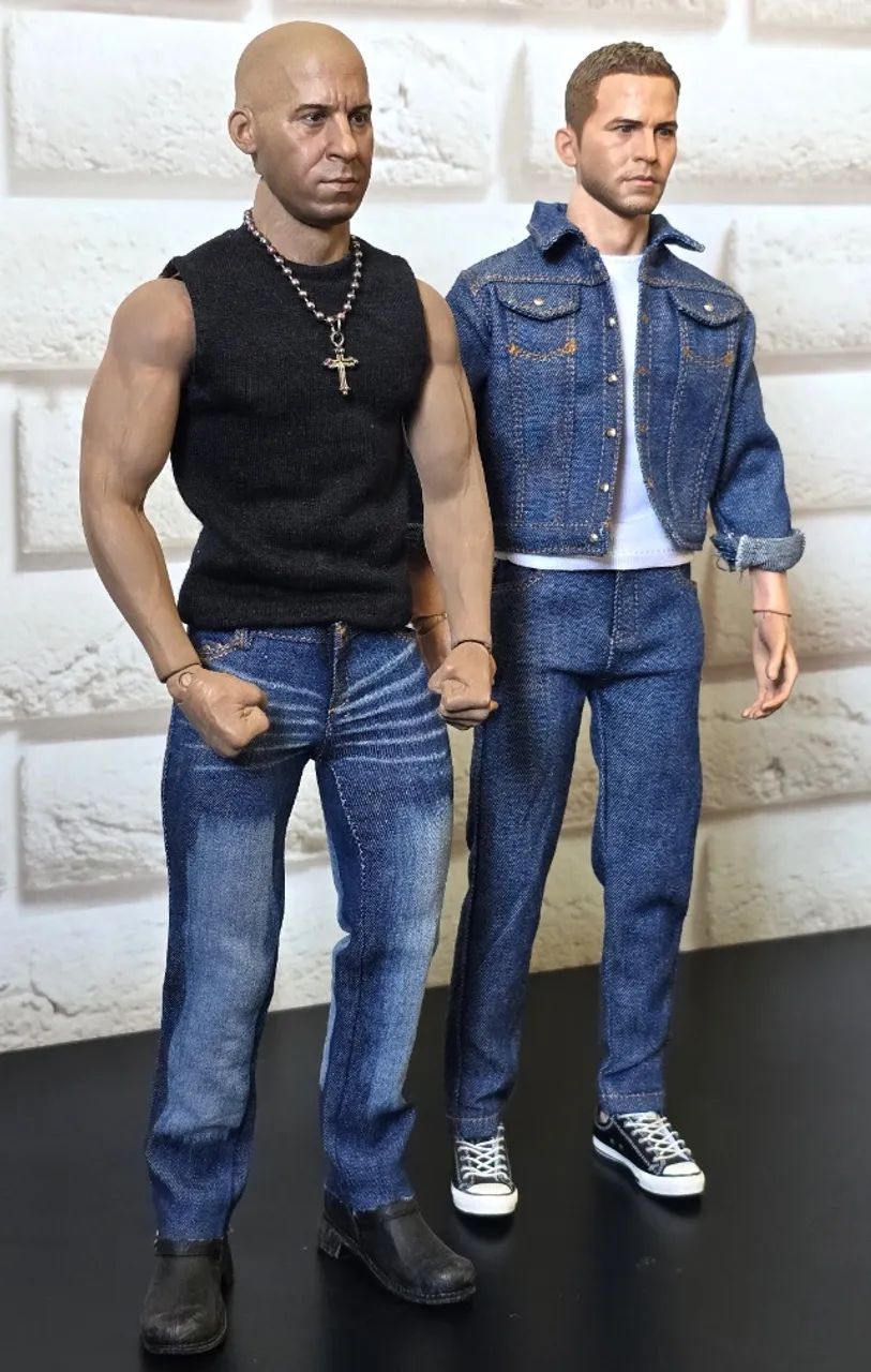 Toretto e Brian - Velozes e Furiosos - Escala 1/6 - Tipo Hot Toys - Foto 2
