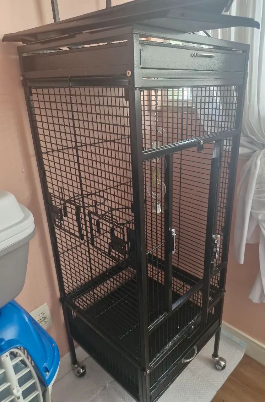 Viveiro para Ring Neck e Calopsitas