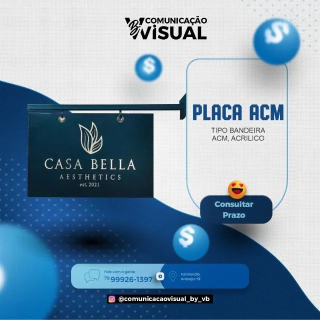 Placa de ACM  - Foto 2