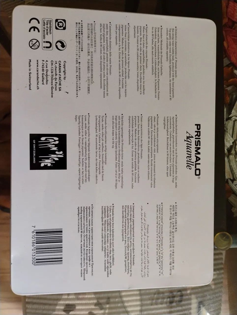 Lápis Mina Aquarelável Caran D'Ache Pris profissional malo com 30 cores  - Foto 4