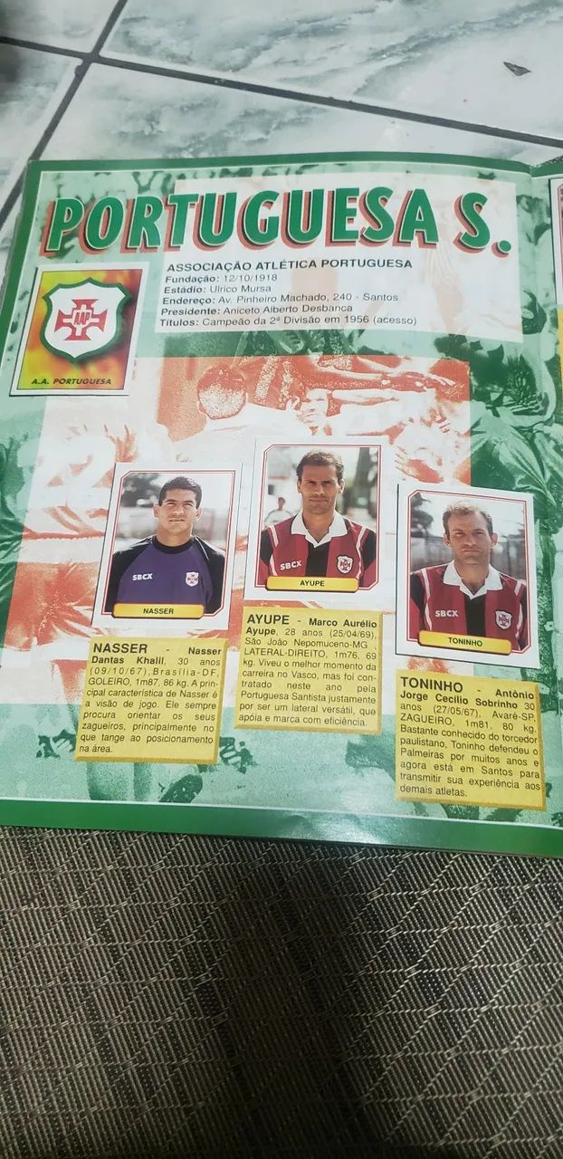 Álbum campeonato Paulista 98 - Foto 2