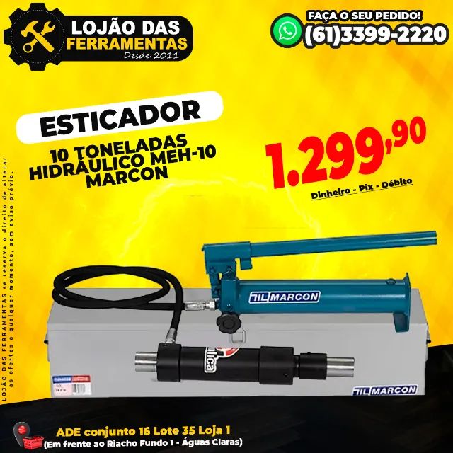Esticador 10 Toneladas Hidráulico MEh-10 Marcon