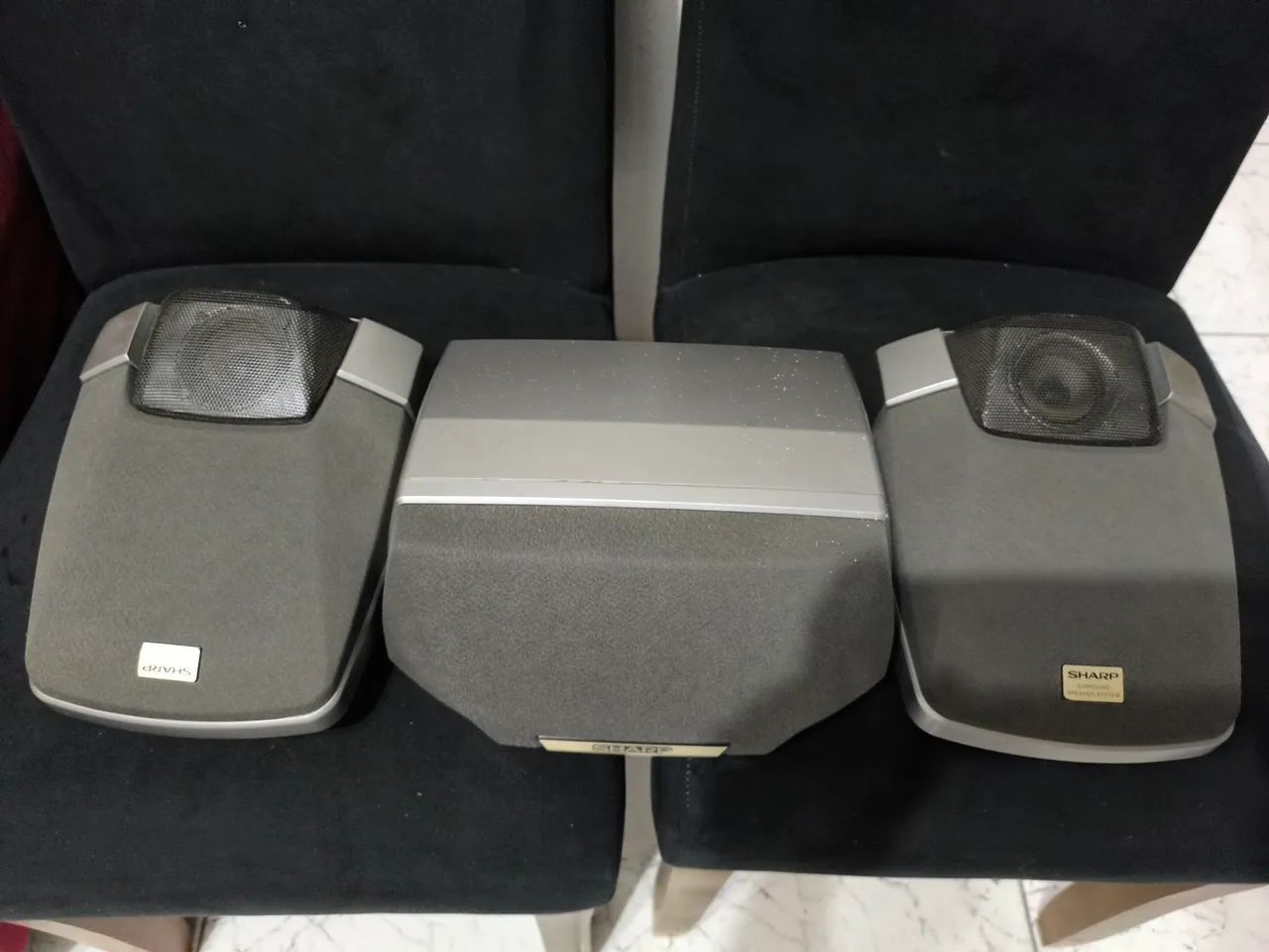 Conjunto de Caixas surround Sharp - Foto 5